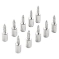 thumbnail image 3 of 30pc Self-tapping Screws Cabinet Bracket Laminate Support Glass Studs Pegs, 3 of 9