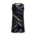 thumbnail image 4 of YUGYXL Loose Tank Tops for Women Summer Sleeveless Loose Fit Blouses Casual Flowy Top Henley Shirts Boho Clothes NavyL, 4 of 5