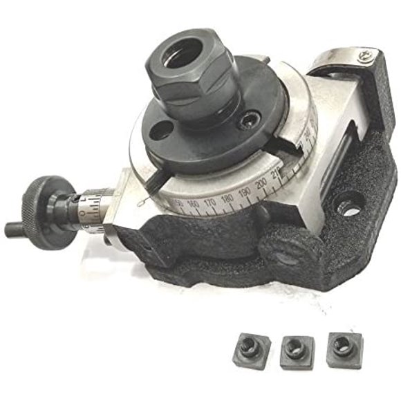 Assorts 3" Inches/ 80 mm Tilting Rotary Table With ER20 Collet Adaptor-milling