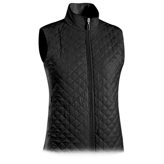Monterey Club Women's Quilted Microfiber Dotty Vest #2787