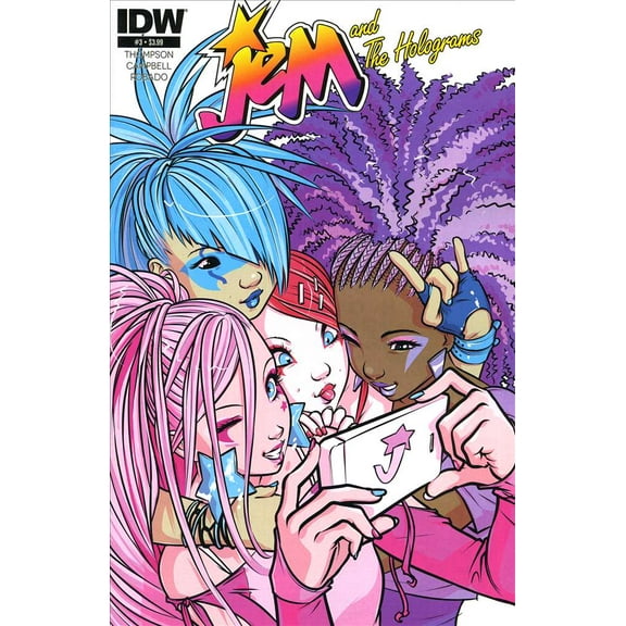 Jem And the Holograms #3A VF ; IDW Comic Book