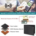 thumbnail image 6 of LOUEBICA Wallet for Men Leather RFID Blocking Bifold Stylish Wallet Minimalist Front Pocket Large Capacity, 6 of 6