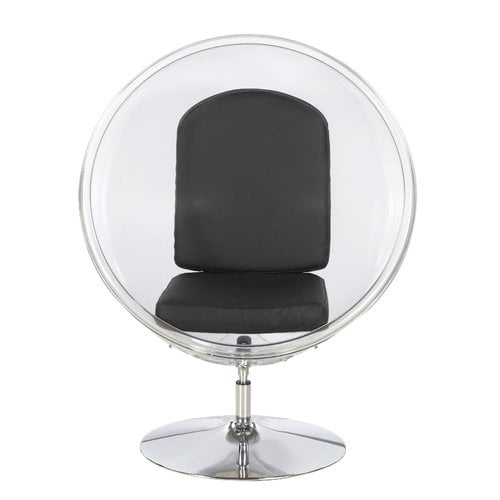 Fine Mod Imports Ball Swivel Balloon Chair Walmart Com Walmart Com