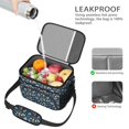 thumbnail image 4 of Dinosaur and Volcano Navy Blue Insulated Lunch Box for Women Men, Medium Leakproof Cooler Bag with Adjustable Strap, 10"x6.7"x8", 4 of 6