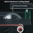 thumbnail image 2 of Mistaha 200W Mini Electric Bench Saw and Belt Sander Kit - Multifunctional Circular Saw with 7 Variable Speeds - Ideal for Woodworking, Metal Processing, and DIY Crafts, 2 of 2