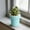 Blue, variant on Pots, Premium Plastic Indoor Planter, Mini Desktop Flower Pot for Succulents Cacti Herbs Easy Clean Modern Decor