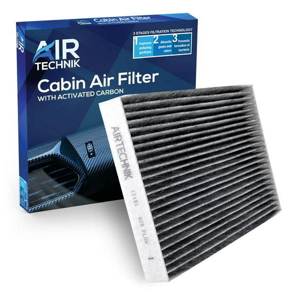 AirTechnik CF11181 Cabin Air Filter w/Activated Carbon  Fits 2005-2019 Chevy Corvette, 2004-2009 Cadillac XLR