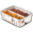 thumbnail image 1 of Kcavykas Clearance Sales Refrigerator Organizer with Lids Fridge Storage Fridge Organizers And Storage Clear Fridge Organization Fridge Storage Containers Stackable with Lid Fridge, 1 of 1