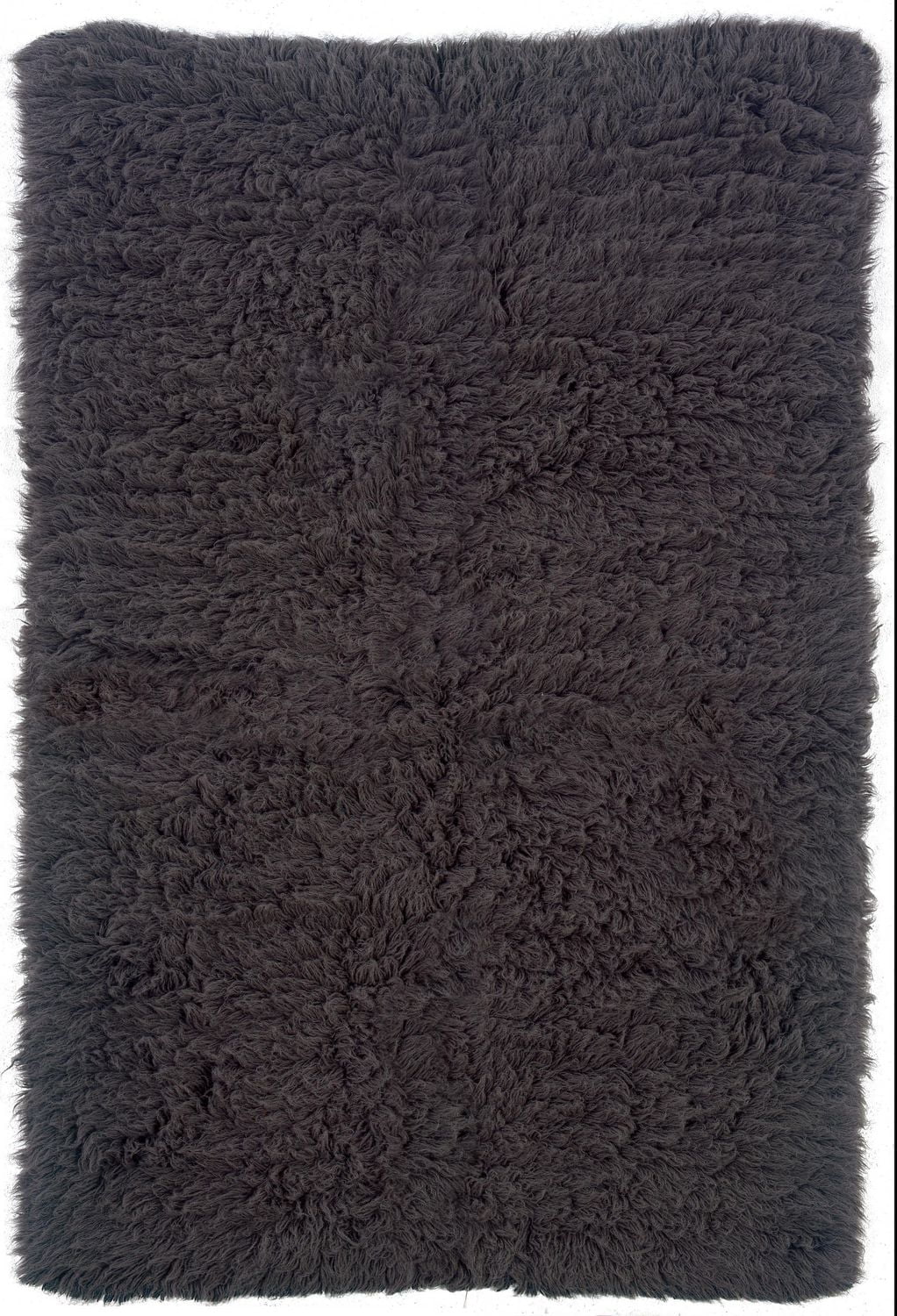 New Flokati 1400gr 3'6" x 5'6" Accent Rug, Grey