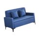thumbnail image 3 of Sofá cama,Sofá Loveseat con reposabrazos y almohada,Sofá moderno multifunción para invitados Sofá lounge,Muebles multiusos Apartamento Oficina en casa,Sofá de salón interior Azul oscuro, 3 of 8