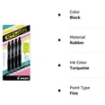 thumbnail image 3 of Pilot G2 Mini Retractable Gel Pen, Fine 0.7mm, Black Ink/Barrel, 4/Pack -PIL31734, 3 of 5
