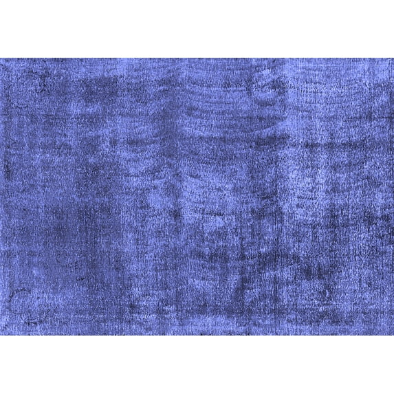 Ahgly Company Indoor Rectangle Oriental Blue Industrial Area Rugs, 6' x 9'