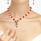 thumbnail image 5 of Adornos navideños, regalos navideños, collar de perlas navideñas, colgante de copo de nieve navideño, collar de cadena de clavícula personalizado, collar de festival de aleación, 5 of 6