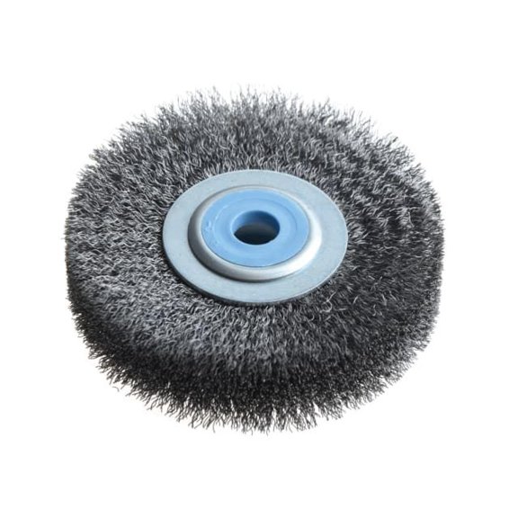 Lessmann - Wheel Brush D80mm x W18-20 x 10 Bore Steel Wire 0.20