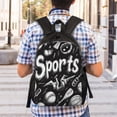 thumbnail image 7 of Baseball Backpack Double Shoulder Backpack Durable, Spacious, Ergonomic Design for Travel, Work & Outdoor Use, 7 of 7