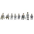 thumbnail image 2 of Lefu 90Pcs HO Scale ALL Seated People Sitting Figures Passengers Different Poses, 2 of 9