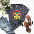 thumbnail image 2 of Wonder Mom T-Shirt Superhero Inspired Tee Wonder- Woman Shirt Mama Life Shirts Best Mom Ever Mother's Day GiftXL Gao Jinjia LED, 2 of 2