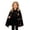Black, variant on REDARER Kids Halloween Cape Star Moon Print Tie‑Front Cloak for Trick or Treat Stage Performance Cosplay Fancy Dress Party Outfit,2-10 Years