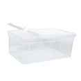 thumbnail image 2 of 10Pcs Reptiles Feeding Container Transparent Viewing Feeding Box Acrylic High-Strength Insect Supplies Raising Boxes Household Pet Food Storage White, 2 of 8