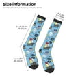 thumbnail image 2 of Sikiie Pirate Marine Animals Knee Socks, High Socks Long Stretchy Sock Women Knee High Stocking, Long Socks for Women, 2 of 6