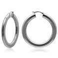 thumbnail image 1 of Boucles d'Oreilles en Acier Inoxydable Poli pour Femmes Sans Pierre, 1 of 1