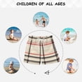 thumbnail image 6 of FORMRS Boys Swim Trunks Quick Dry Mesh Liner Boardshorts Sizes XS-XL, Black Tartan, 6 of 7