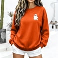 thumbnail image 6 of Sokhug Long Sleeve Halloween Sweatshirt Print Pullover Tops for Women Casual Round Neck Halloween Graphic Front Back Print Sweatshirt Fall Winter Holiday Casual Wear, 6 of 6