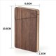 thumbnail image 2 of 3X Estuche Portátil de Madera para Tarjetas de Presentación Hombres y Mujeres Portatarjetas de Regalo de Negocios Portátil Madera de Nogal, 2 of 5