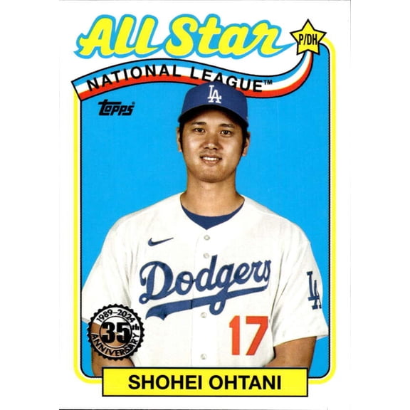 2024 Topps 1989 Baseball All-Star #89ASB-1 Shohei Ohtani Los Angeles Angels MLB Baseball Trading Card