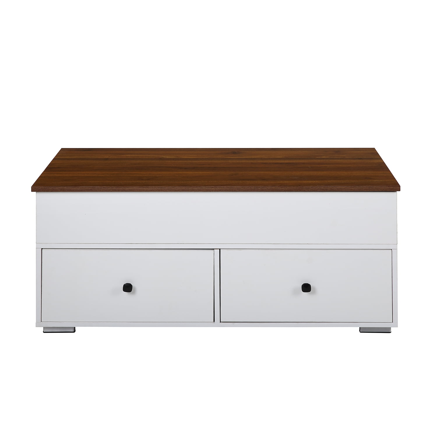 Kadyn Lift Top Coffee Table with Hidden Compartment Storage Rack, Wooden Living Room Table for Office, White Kadyn Lift Top Coffee Table with Hidden Compartment Storage Rack, Wooden Living Room Table for Office, White