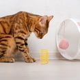 thumbnail image 5 of 40 juguetes de resorte para gatos, resortes de goma, juguetes interactivos para mascotas, 5 of 5