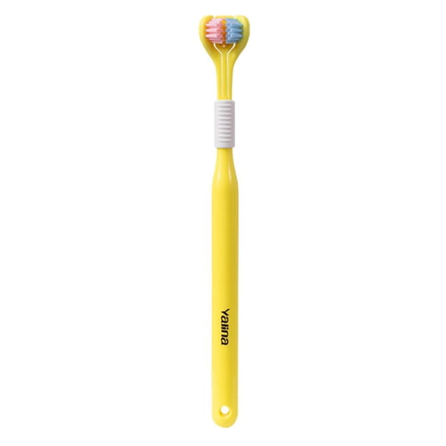 Three-Sided Soft Hair Toothbrush Around Design Multi-Angle Clean Toothbrushes Cleaning 3-Sided Deeply