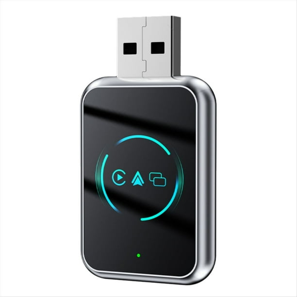 Adaptador USB Carplay Airplay Inalámbrico para Auto, Bluetooth + WiFi, Carplay con Cable A Inalámbrico B
