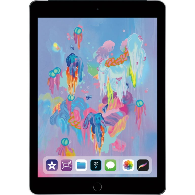 Røg Sow Bliv overrasket Apple iPad 9.7 2018 (6th Generation) 32GB A1954 Wi-Fi + Cellular (Global) -  Space Gray (Used) - Walmart.com