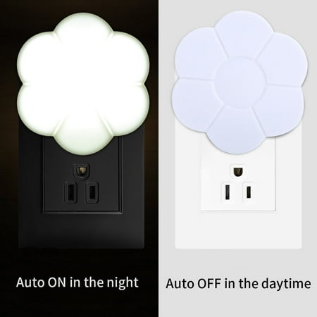 Induction Lighting - US Plug Auto Light Induction Sensor Control Lamp Bedroom Flower LED Night Light