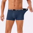 thumbnail image 5 of DARING DIVA Men's Lightweight Short Leg Stretch Boxer Briefs 36 Navy Blue, 5 of 6
