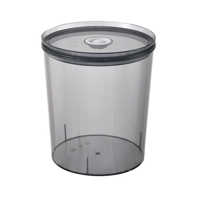 Chmadoxn Coffres de Rangement, Seau Scellé pour Épicerie Collations Seau Transparent pour Aliments Seau de Présentation Anti-Humidité Seau à Spaghetti pour Farine Seau de Rangement Créatif Seau de Rangement en Plastique