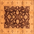 thumbnail image 1 of Ahgly Company Indoor Square Oriental Orange Traditional Area Rugs, 5' Square, 1 of 4