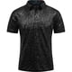 thumbnail image 1 of Camisa de fiesta disco con lentejuelas para hombre: manga corta, cuello vuelto, doble capa, 96 % poliéster, diseño brillante para discotecas., 1 of 3