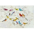 thumbnail image 2 of Purinton, Julia 14x11 Gold Ornate Wood Framed with Double Matting Museum Art Print Titled - A Little Bird Told Me, 2 of 4