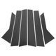 thumbnail image 1 of Ofertas Únicas 6 Piezas de Moldura de Ventana de Pilar de Puerta para Cadillac SRX 2010-2015 Patrón de Fibra de Carbono Negro Protector Antirrayones para Cubiertas de Postes de Pilar, 1 of 1