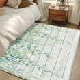 thumbnail image 4 of Kitchen Mats for Floor 3x5 Ft, Eucalyptus Leaves Non Slip Area Rugs for Kitchen Bedroom Entryway, Sage Green Summer Botanical Weeping Wooden Washable Carpet Runner Rug Floor Mats for Bedroom, 4 of 9