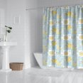 thumbnail image 2 of Pioneer Flower Floral Print Pattern Shower Curtain 72"x72", Bathroom Decorative Shower Curtain Set with 12 Hooks, Waterproof Washable, 2 of 6