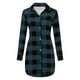 thumbnail image 1 of Pntutb New Long Sleeve Plaid Print Button Open Front Long Cardigan Ropa de abrigo Liquidación Pntutb Pntutb-1685, 1 of 4