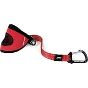 EzyDog Premium Handy Dog Leash - Soft and Secure Neoprene Glove Perfect for Running or Jogging - Add to Any Existing Leash or Combine with an Extension (15, Red)