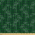 thumbnail image 2 of Ambesonne Nature Fabric by the Yard Upholstery, Pattern of Tree Outlines, 2 Yards, Dark Sea Green and Emerald, 2 of 5