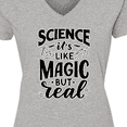 thumbnail image 4 of Inktastic Science Magic Women's V-Neck T-Shirt, 4 of 5