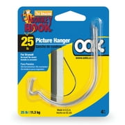 OOK Monkey Hook Picture Hangers, Drywall, Steel, Tool Free (25lb) 4 Pack