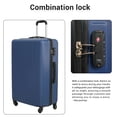thumbnail image 4 of 3 Piece Hardside Luggage Sets, Hardshell Suitcase Lightweight Durable Spinner Wheels with Packing Cubes,Navy, 4 of 6