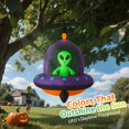 thumbnail image 3 of GARIG Inflable Ovni Extraterrestre de 1.5 m para Decoración de Jardín de Halloween con Luces LED, 3 of 8